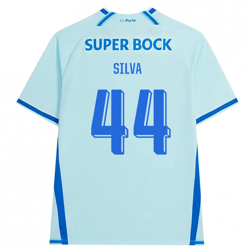 DanxenキッズFelipe Silva#44ライトシアン ブルーサードユニフォームシャツ2026/27ジャージーユニフォーム