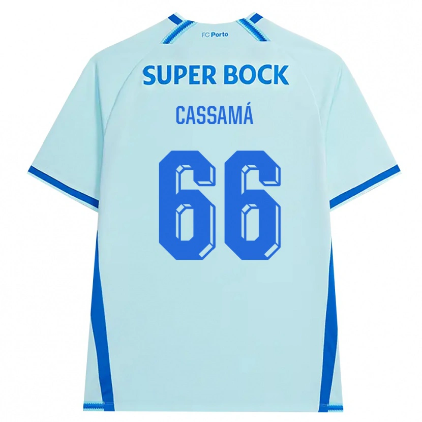 Danxenキッズアドラマネ・カッサマ#66ライトシアン ブルーサードユニフォームシャツ2026/27ジャージーユニフォーム