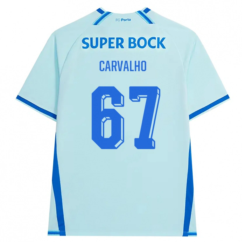 DanxenキッズGuilherme Carvalho#67ライトシアン ブルーサードユニフォームシャツ2026/27ジャージーユニフォーム