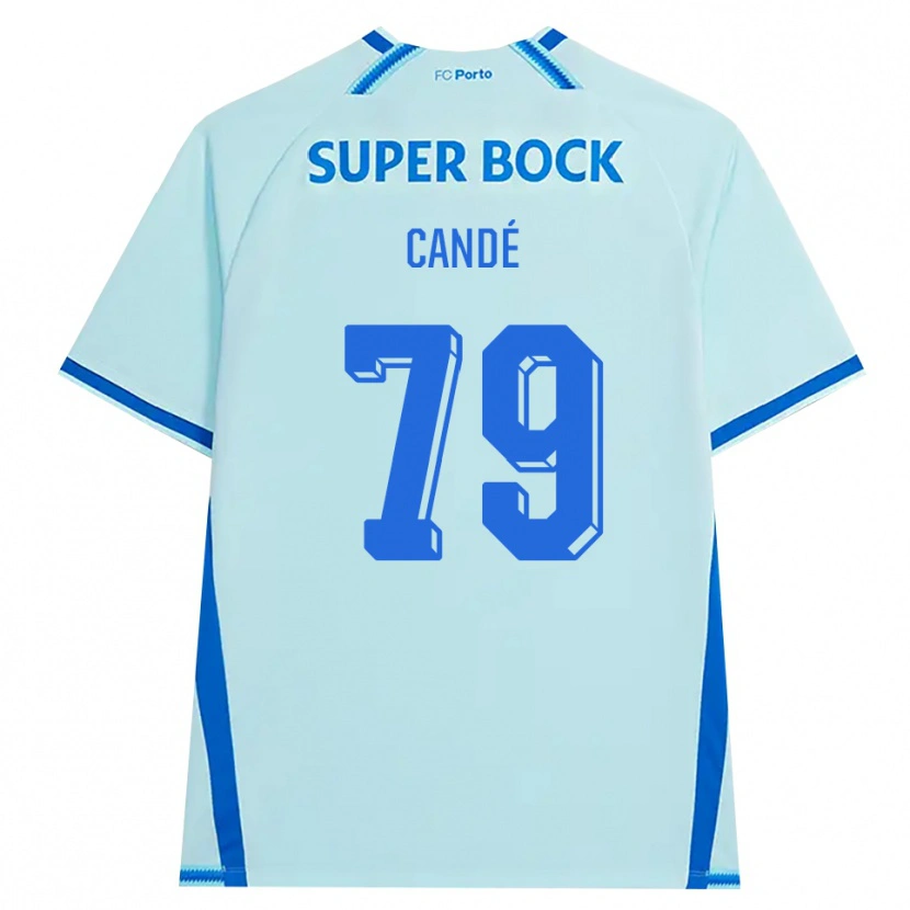Danxenキッズウマロ・カンデ#79ライトシアン ブルーサードユニフォームシャツ2026/27ジャージーユニフォーム