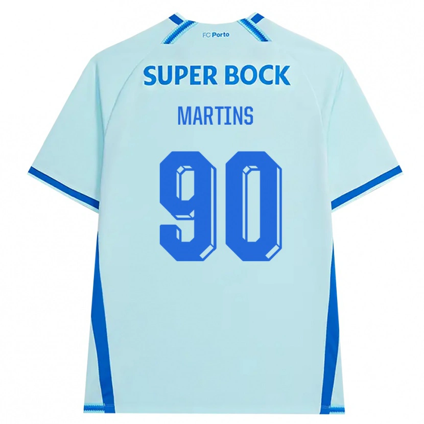 Danxenキッズギル・マーティンズ#90ライトシアン ブルーサードユニフォームシャツ2026/27ジャージーユニフォーム