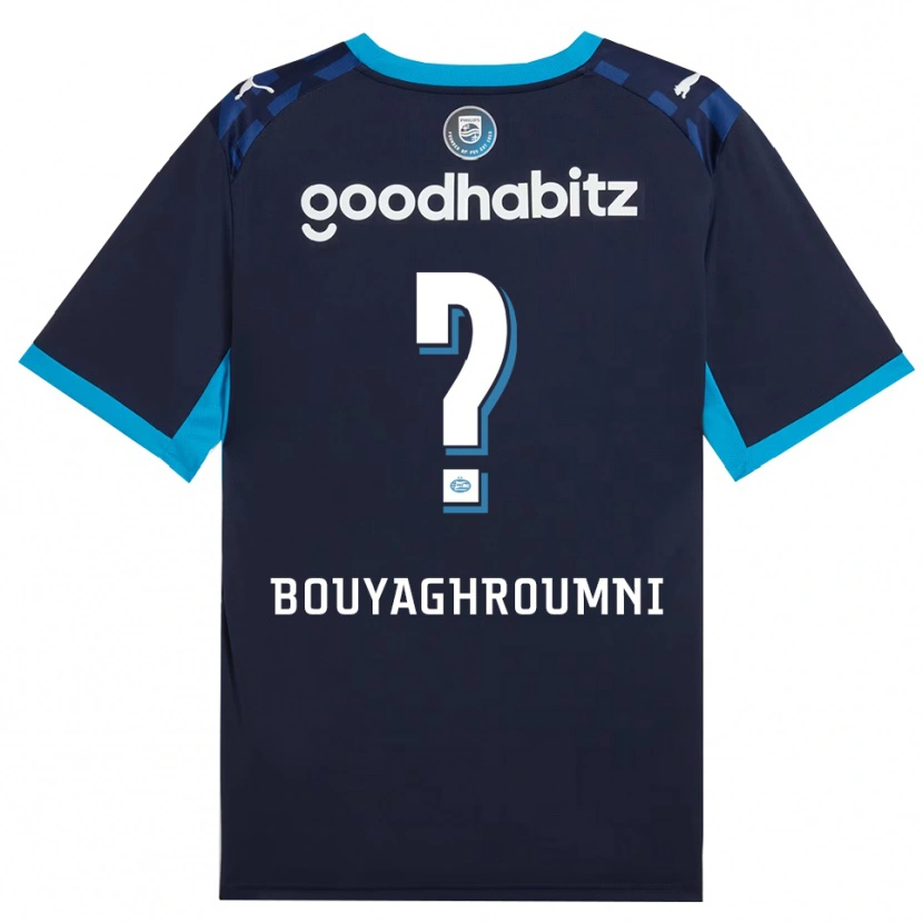 DanxenキッズJaafar Bouyaghroumni#0ドジャーブルー ロイヤルブルーサードユニフォームシャツ2026/27ジャージーユニフォーム