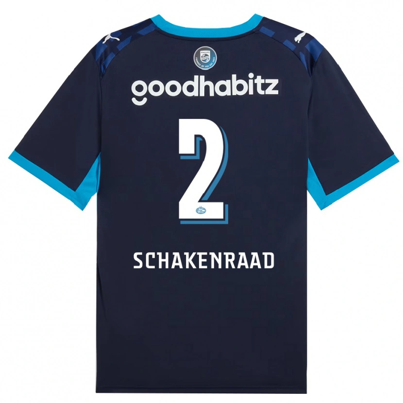 DanxenキッズLoek Schakenraad#2ドジャーブルー ロイヤルブルーサードユニフォームシャツ2026/27ジャージーユニフォーム