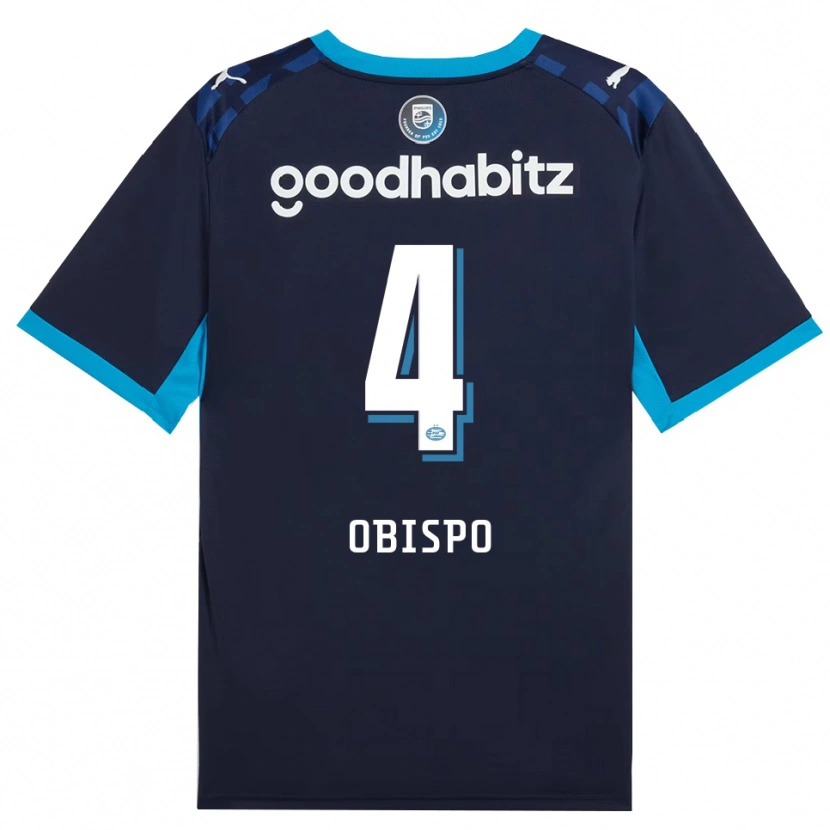 Danxenキッズアルマンド・オビスポ#4ドジャーブルー ロイヤルブルーサードユニフォームシャツ2026/27ジャージーユニフォーム