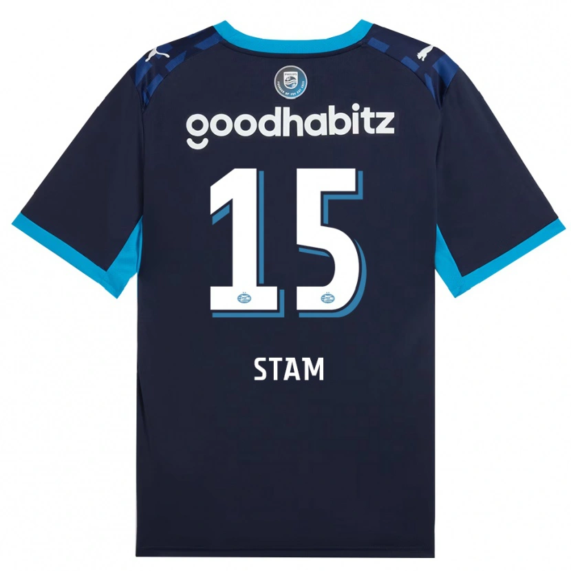DanxenキッズDyran Stam#15ドジャーブルー ロイヤルブルーサードユニフォームシャツ2026/27ジャージーユニフォーム