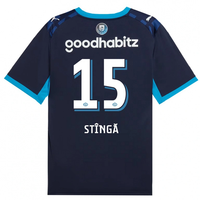 DanxenキッズLucas Stîngă#15ドジャーブルー ロイヤルブルーサードユニフォームシャツ2026/27ジャージーユニフォーム