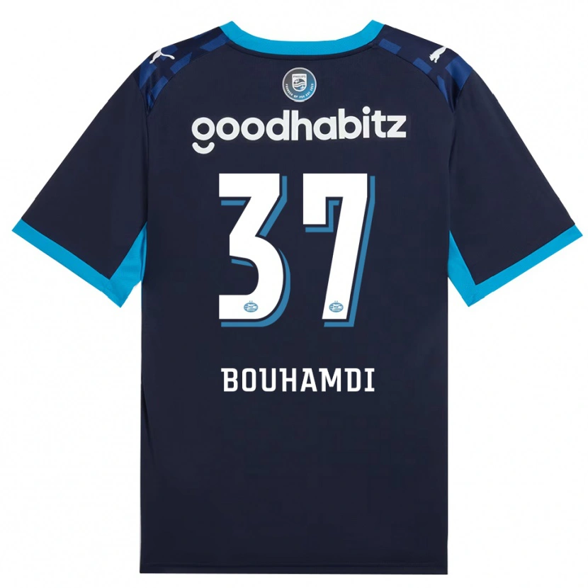DanxenキッズAmir Bouhamdi#37ドジャーブルー ロイヤルブルーサードユニフォームシャツ2026/27ジャージーユニフォーム