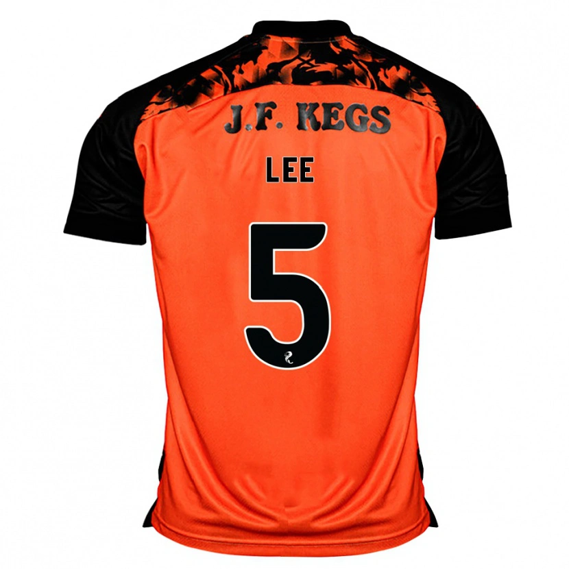 DanxenメンズBrodie Lee#5オレンジ黒白ホームシャツ2026/27ジャージーユニフォーム