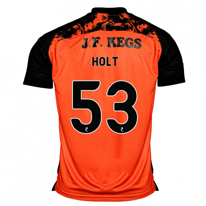 DanxenメンズJosh Holt#53オレンジ黒白ホームシャツ2026/27ジャージーユニフォーム