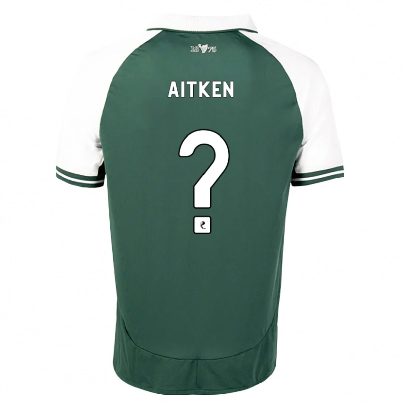 DanxenメンズConor Aitken#0シーグリーン白ホームシャツ2026/27ジャージーユニフォーム