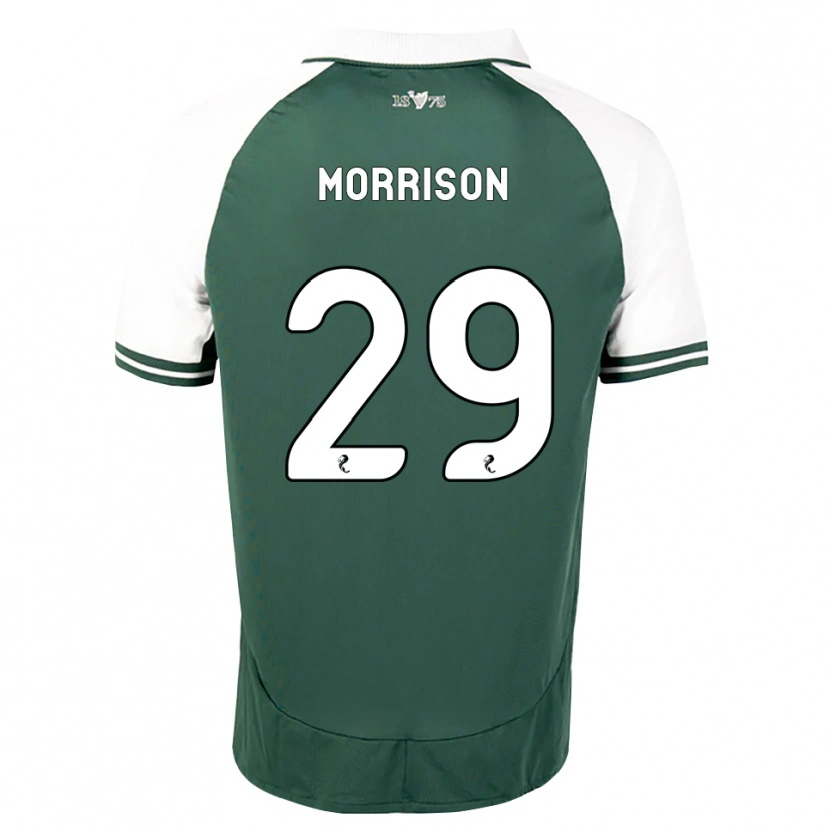 DanxenメンズKirsty Morrison#29シーグリーン白ホームシャツ2026/27ジャージーユニフォーム