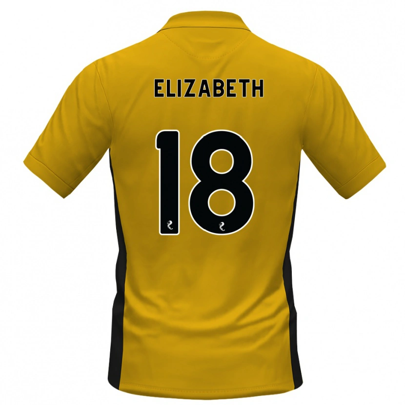 DanxenメンズAshley Elizabeth#18オレンジ黒ホームシャツ2026/27ジャージーユニフォーム