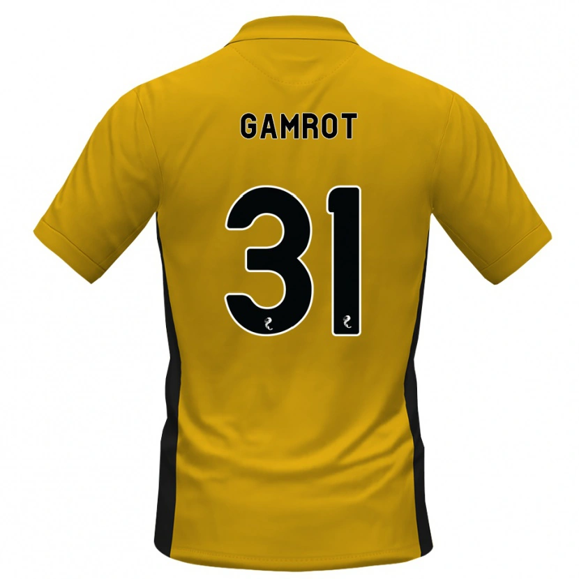 DanxenメンズSchenai Gamrot#31オレンジ黒ホームシャツ2026/27ジャージーユニフォーム