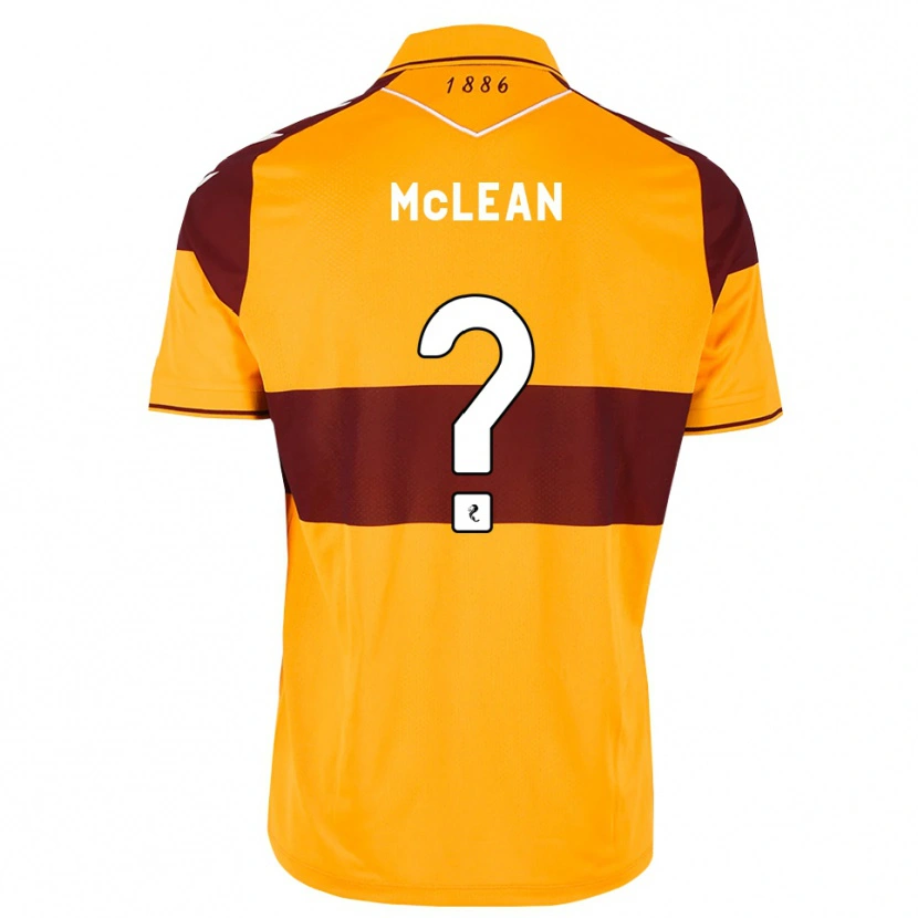 DanxenメンズHarry Mclean#0マルーン オレンジホームシャツ2026/27ジャージーユニフォーム