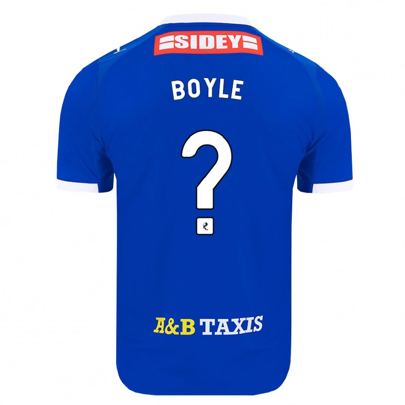 DanxenメンズCallum Boyle#0青赤黄ホームシャツ2026/27ジャージーユニフォーム
