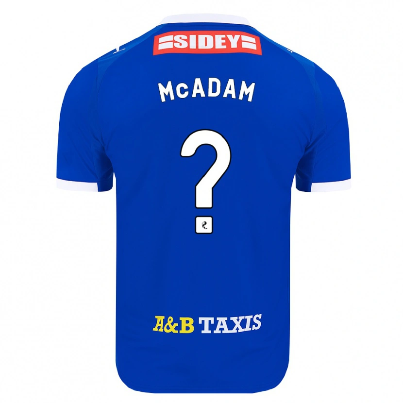 DanxenメンズDougal Mcadam#0青赤黄ホームシャツ2026/27ジャージーユニフォーム