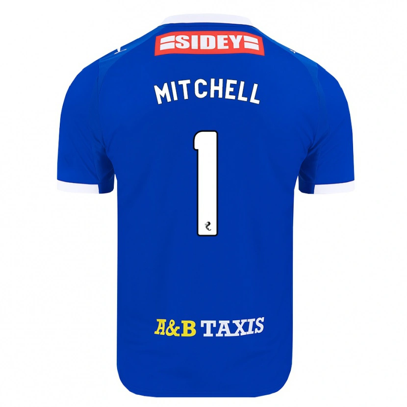 DanxenメンズEllie Mitchell#1青赤黄ホームシャツ2026/27ジャージーユニフォーム