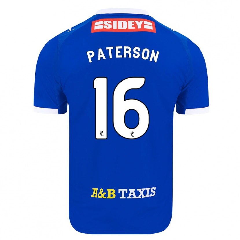 DanxenメンズMegan Paterson#16青赤黄ホームシャツ2026/27ジャージーユニフォーム