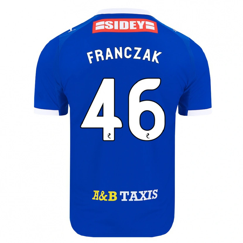 Danxenメンズフラン・フランチャク#46青赤黄ホームシャツ2026/27ジャージーユニフォーム