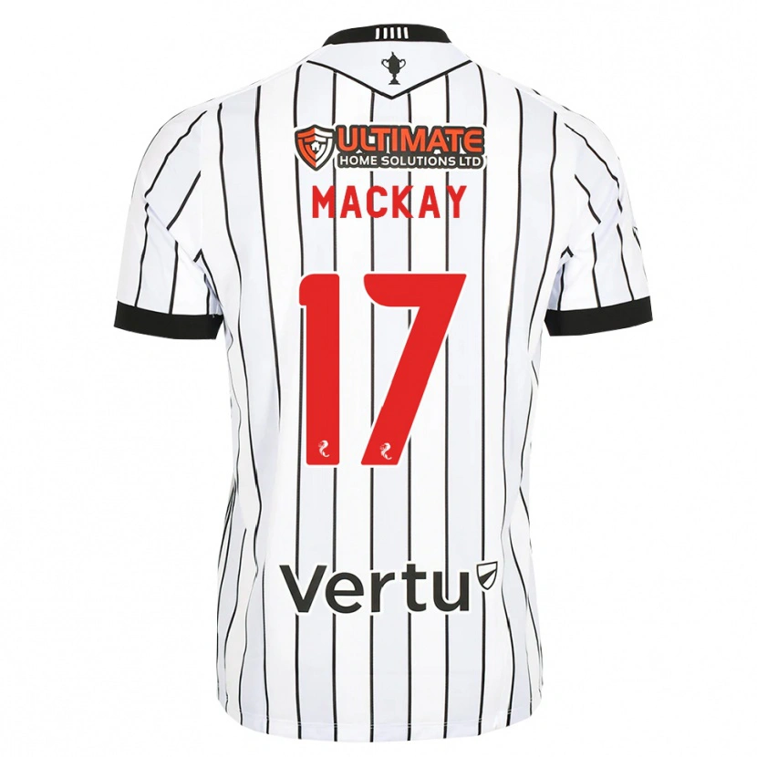 DanxenメンズRory Mackay#17白黒赤ホームシャツ2026/27ジャージーユニフォーム