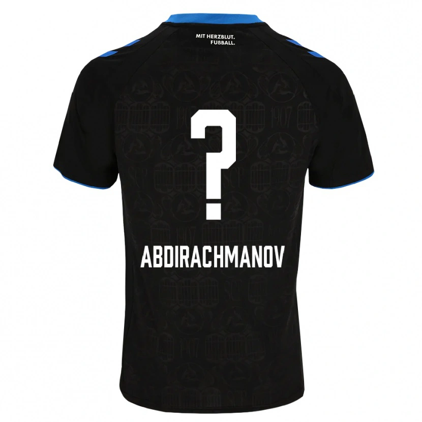 DanxenメンズIslom Abdirachmanov#0ブラック ホワイト レッドホームシャツ2026/27ジャージーユニフォーム