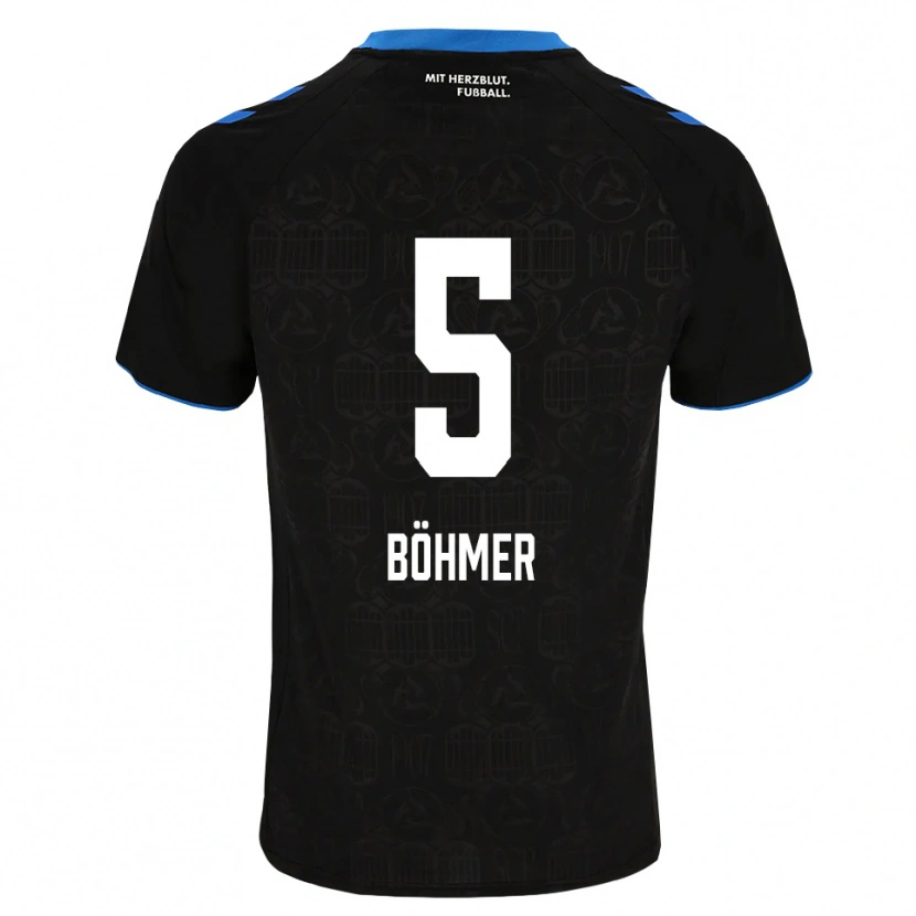 DanxenメンズTim Böhmer#5ブラック ホワイト レッドホームシャツ2026/27ジャージーユニフォーム