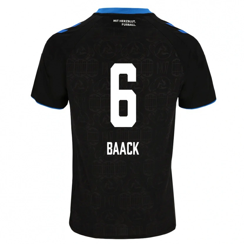 DanxenメンズTom Baack#6ブラック ホワイト レッドホームシャツ2026/27ジャージーユニフォーム