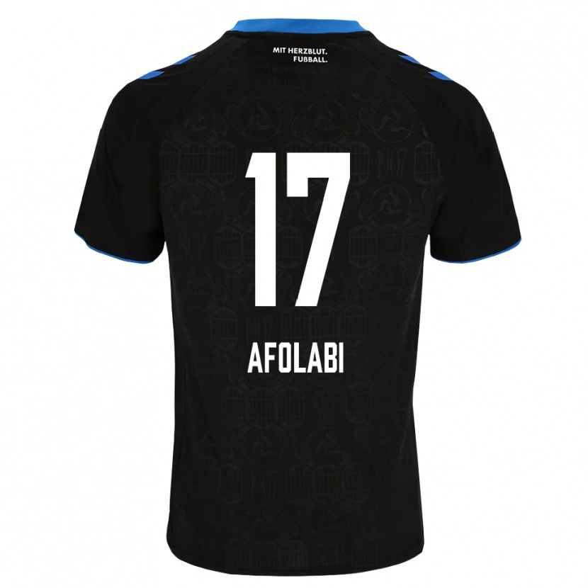 DanxenメンズGentil Afolabi#17ブラック ホワイト レッドホームシャツ2026/27ジャージーユニフォーム
