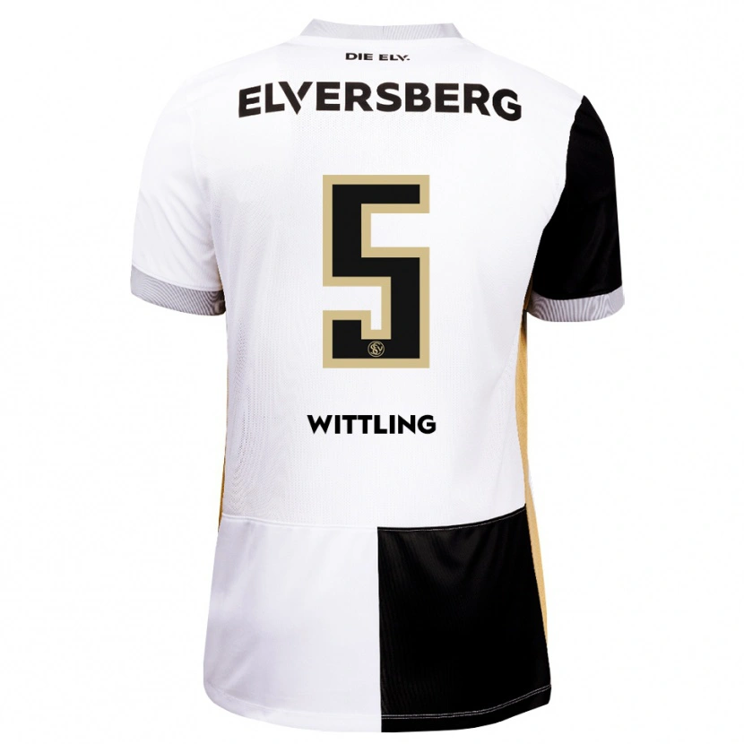 DanxenメンズEmilia Wittling#5ブラック ホワイト ブラウンホームシャツ2026/27ジャージーユニフォーム