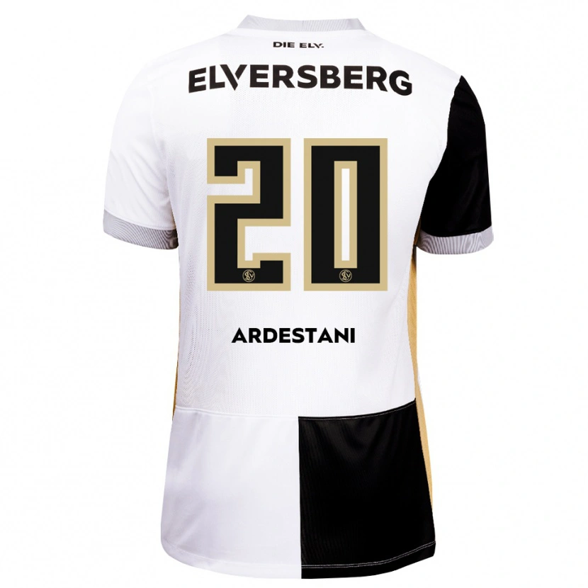 DanxenメンズArman Ardestani#20ブラック ホワイト ブラウンホームシャツ2026/27ジャージーユニフォーム