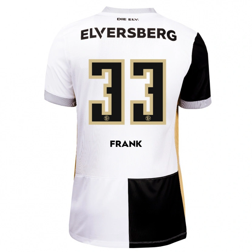DanxenメンズRonja Frank#33ブラック ホワイト ブラウンホームシャツ2026/27ジャージーユニフォーム