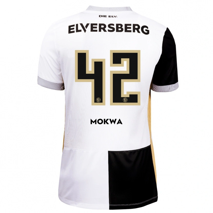 DanxenメンズDavid Mokwa#42ブラック ホワイト ブラウンホームシャツ2026/27ジャージーユニフォーム