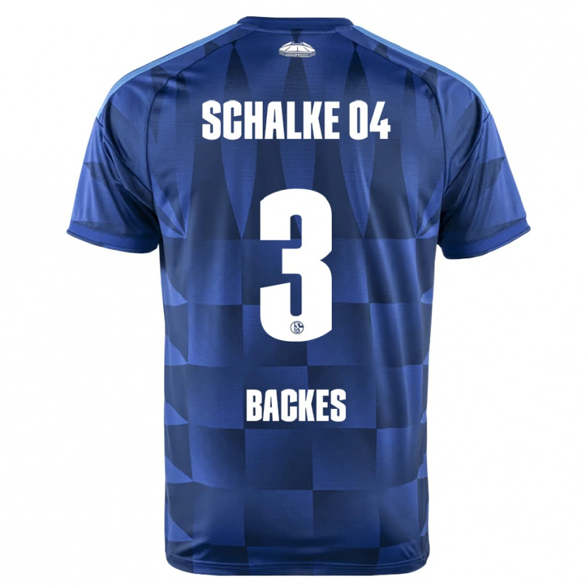DanxenメンズDiego Backes-Klimek#3ダークブルー イエロー ホワイトホームシャツ2026/27ジャージーユニフォーム