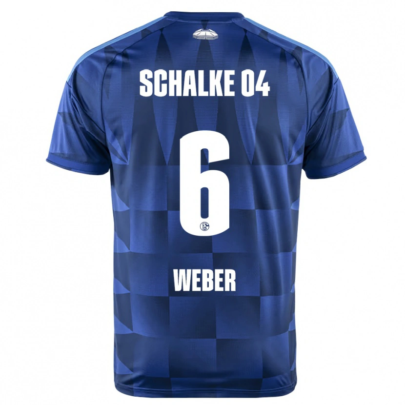 DanxenメンズBen Weber#6ダークブルー イエロー ホワイトホームシャツ2026/27ジャージーユニフォーム
