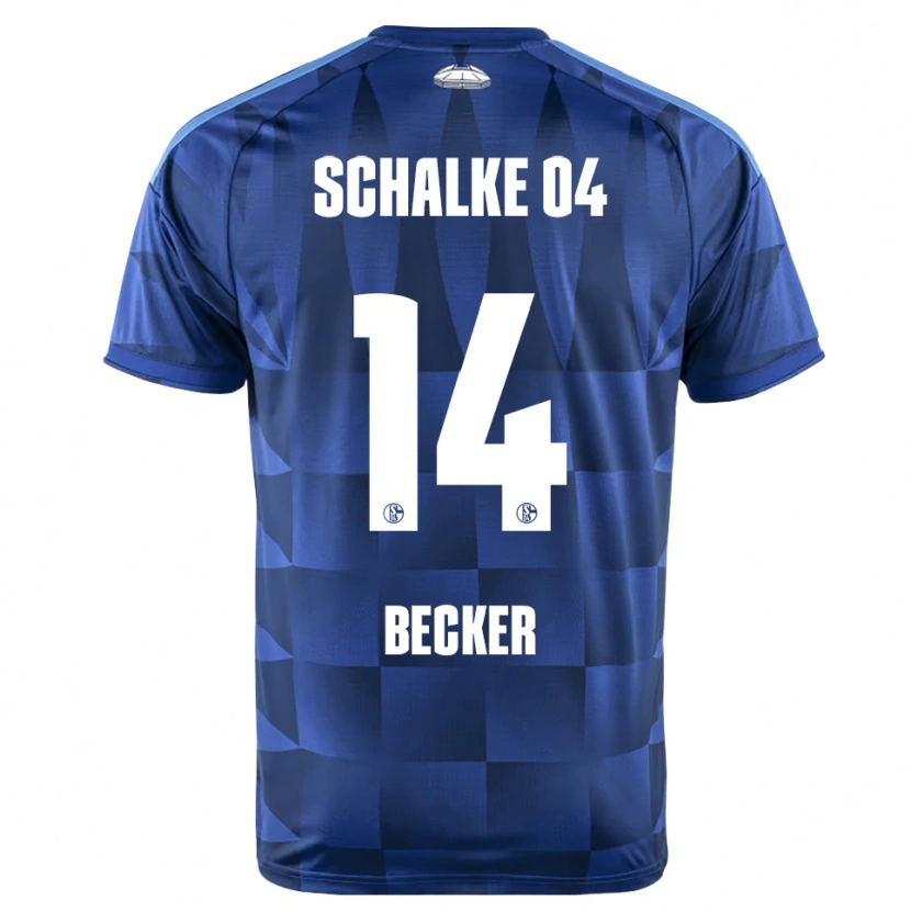DanxenメンズDaniel Becker#14ダークブルー イエロー ホワイトホームシャツ2026/27ジャージーユニフォーム