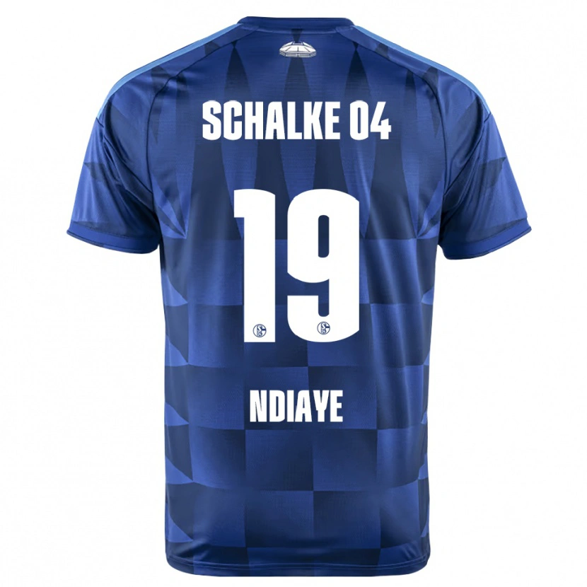 DanxenメンズJean-Paul Ndiaye#19ダークブルー イエロー ホワイトホームシャツ2026/27ジャージーユニフォーム