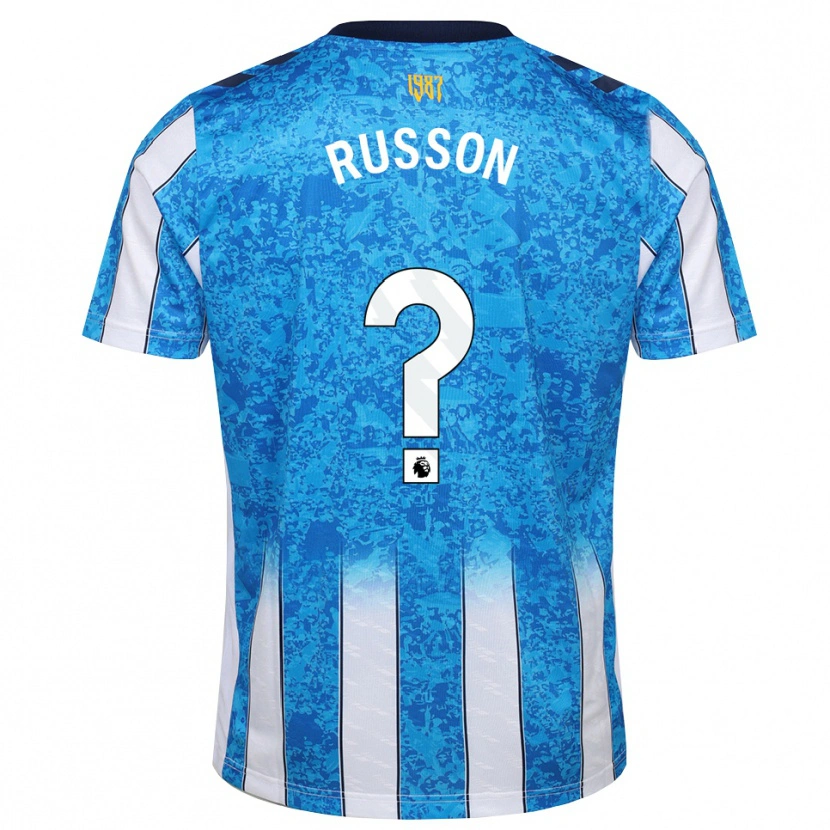 DanxenメンズWill Russon#0ホワイト ブルー オレンジホームシャツ2026/27ジャージーユニフォーム