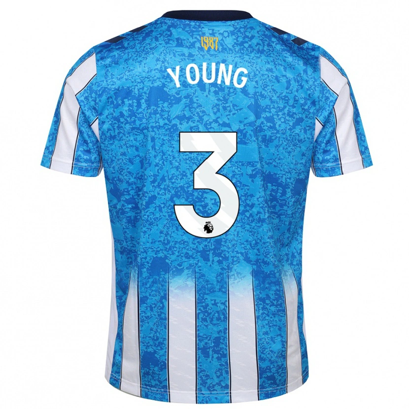 DanxenメンズShay Young#3ホワイト ブルー オレンジホームシャツ2026/27ジャージーユニフォーム
