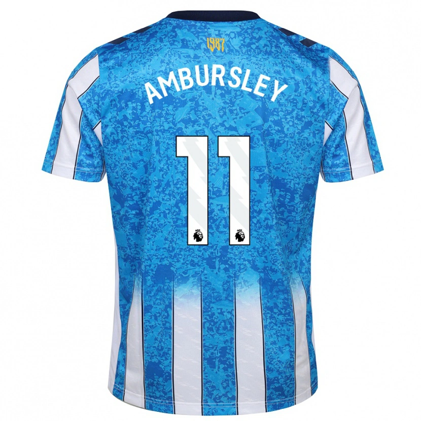 DanxenメンズConrad Ambursley#11ホワイト ブルー オレンジホームシャツ2026/27ジャージーユニフォーム