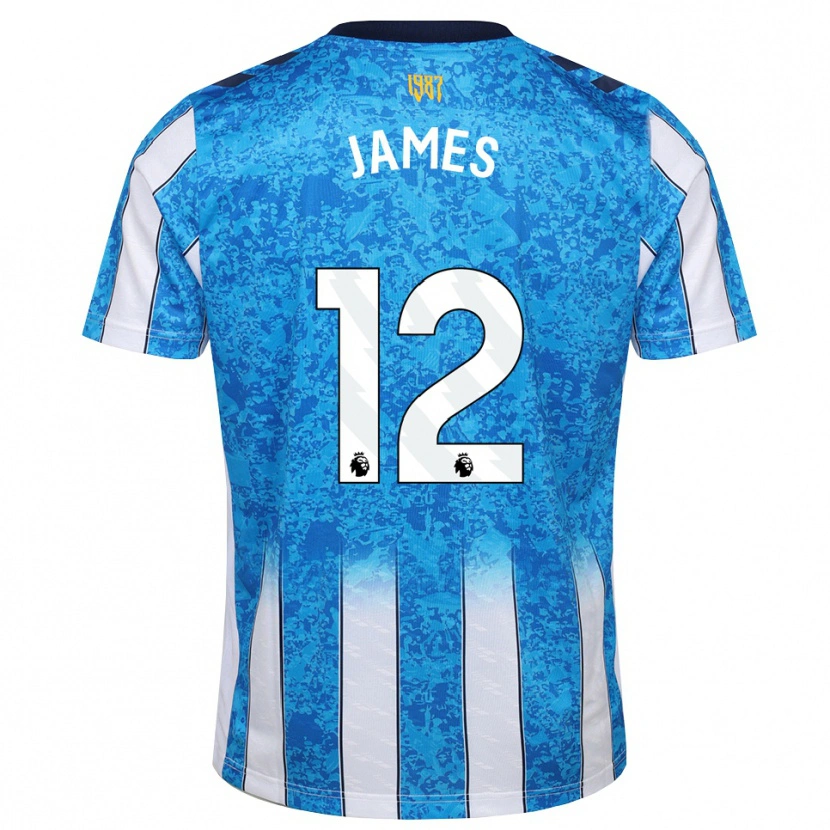 DanxenメンズJack James#12ホワイト ブルー オレンジホームシャツ2026/27ジャージーユニフォーム