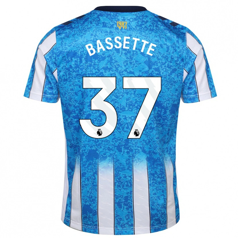 DanxenメンズNorman Bassette#37ホワイト ブルー オレンジホームシャツ2026/27ジャージーユニフォーム