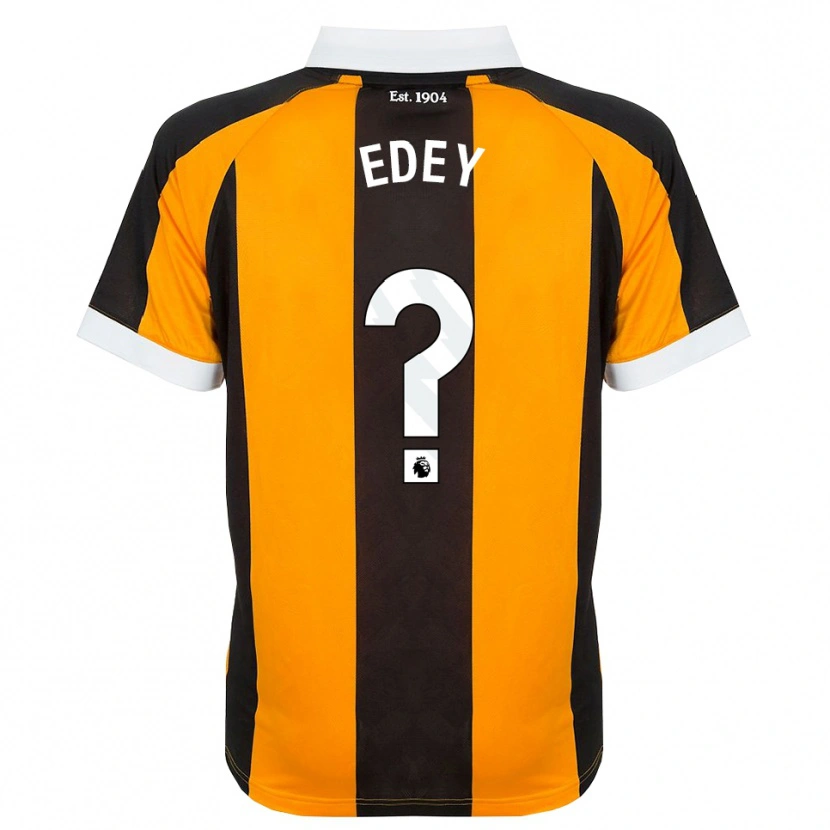 DanxenメンズAlex Edey#0オレンジ ブラック ホワイトホームシャツ2026/27ジャージーユニフォーム