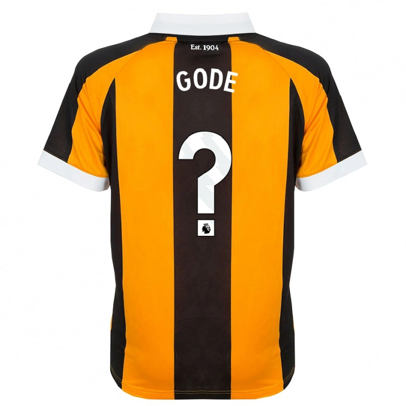 DanxenメンズTed Gode#0オレンジ ブラック ホワイトホームシャツ2026/27ジャージーユニフォーム