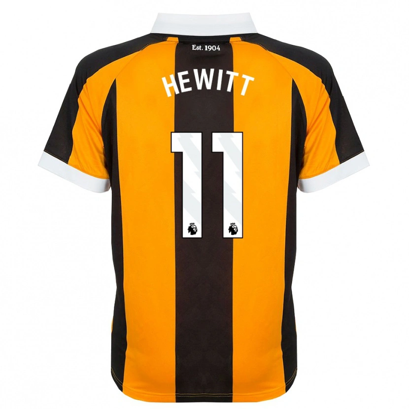 DanxenメンズStan Hewitt#11オレンジ ブラック ホワイトホームシャツ2026/27ジャージーユニフォーム