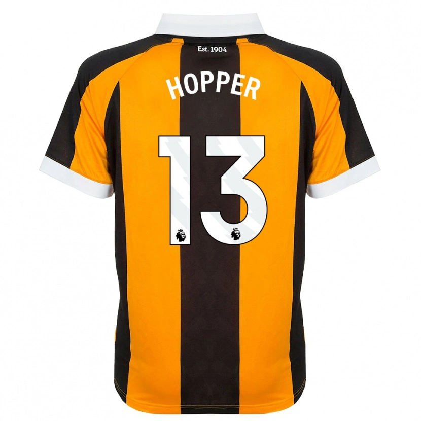 DanxenメンズJake Hopper#13オレンジ ブラック ホワイトホームシャツ2026/27ジャージーユニフォーム