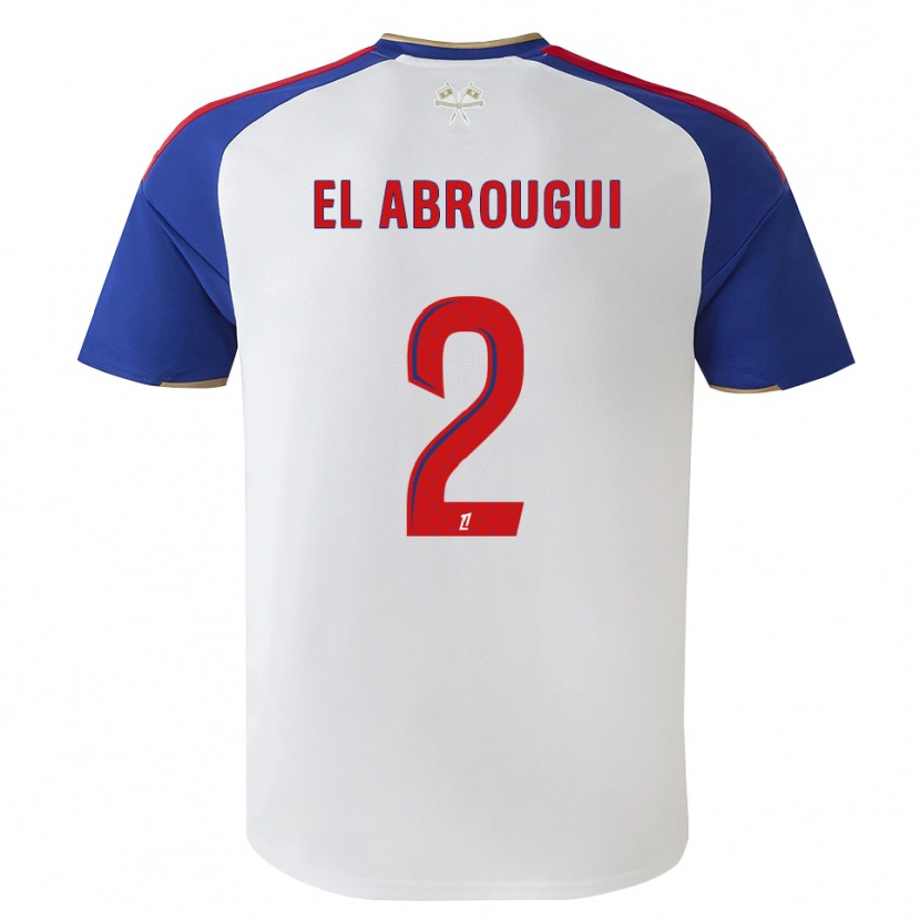 DanxenメンズWassim El Abrougui#2ロイヤルブルー レッド ホワイトホームシャツ2026/27ジャージーユニフォーム