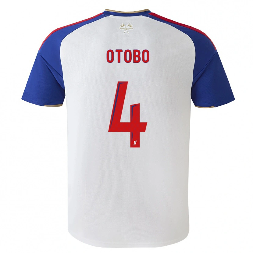 DanxenメンズMelvyn Otobo#4ロイヤルブルー レッド ホワイトホームシャツ2026/27ジャージーユニフォーム