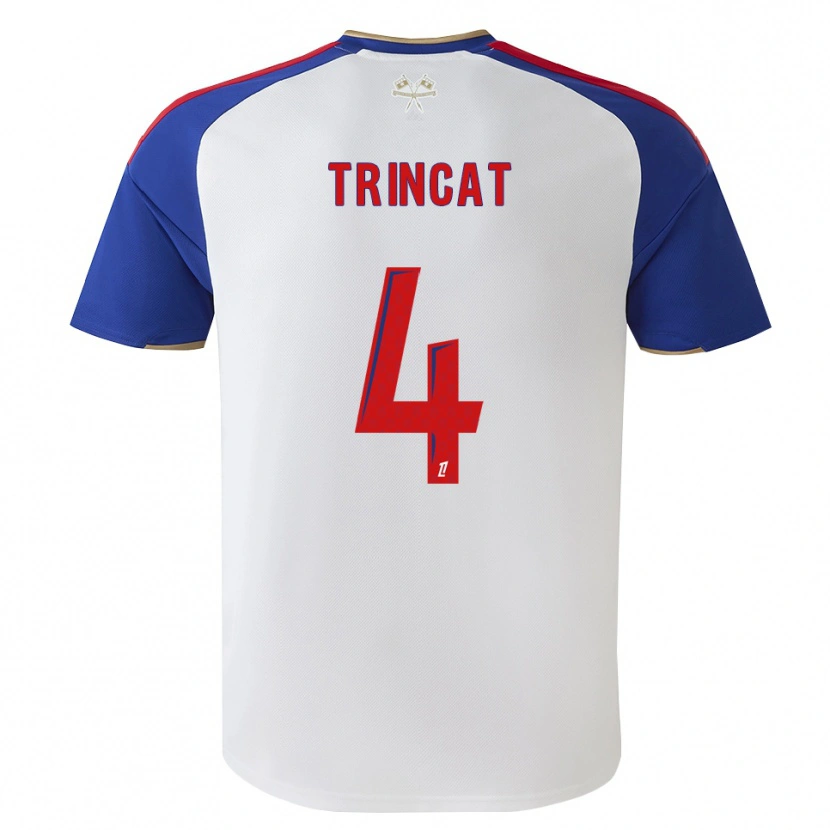 DanxenメンズAaron Trincat#4ロイヤルブルー レッド ホワイトホームシャツ2026/27ジャージーユニフォーム
