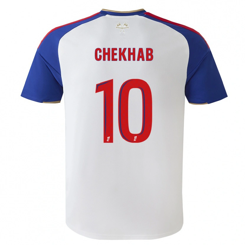 DanxenメンズHedi Chekhab#10ロイヤルブルー レッド ホワイトホームシャツ2026/27ジャージーユニフォーム
