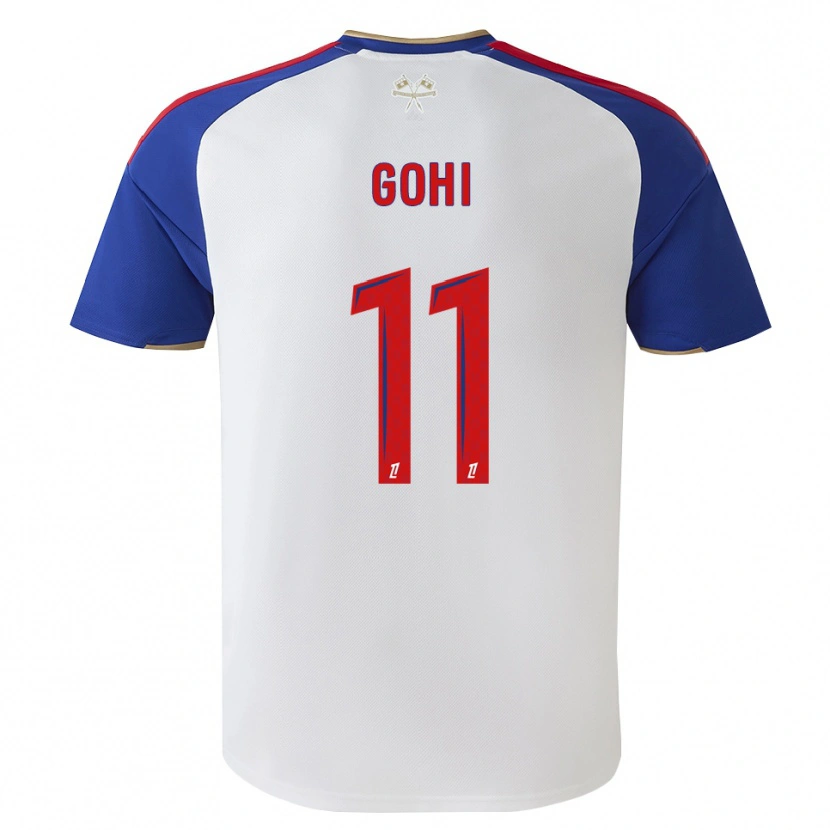 DanxenメンズGnadou Gohi#11ロイヤルブルー レッド ホワイトホームシャツ2026/27ジャージーユニフォーム